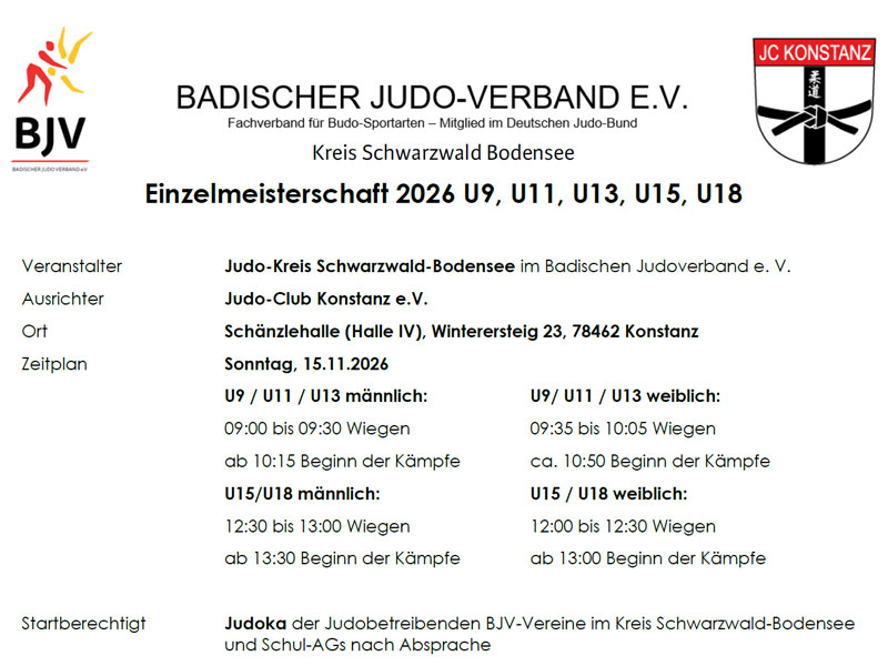 Judo Kreis Schwarzwald Bodensee